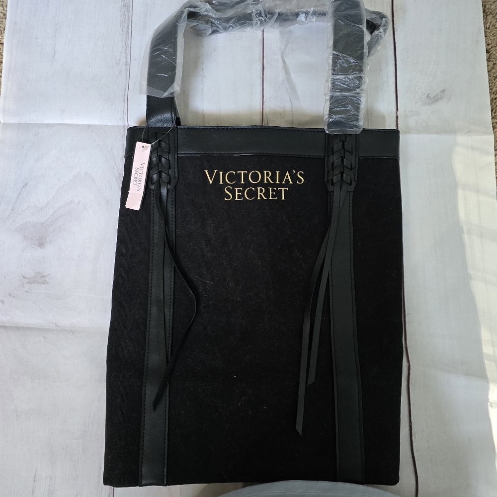 Victoria's Secret Black Tote Bag
